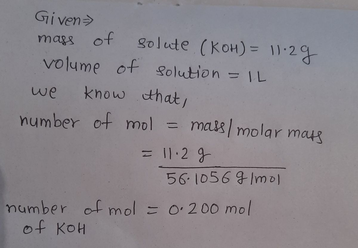 Chemistry homework question answer, step 1, image 1