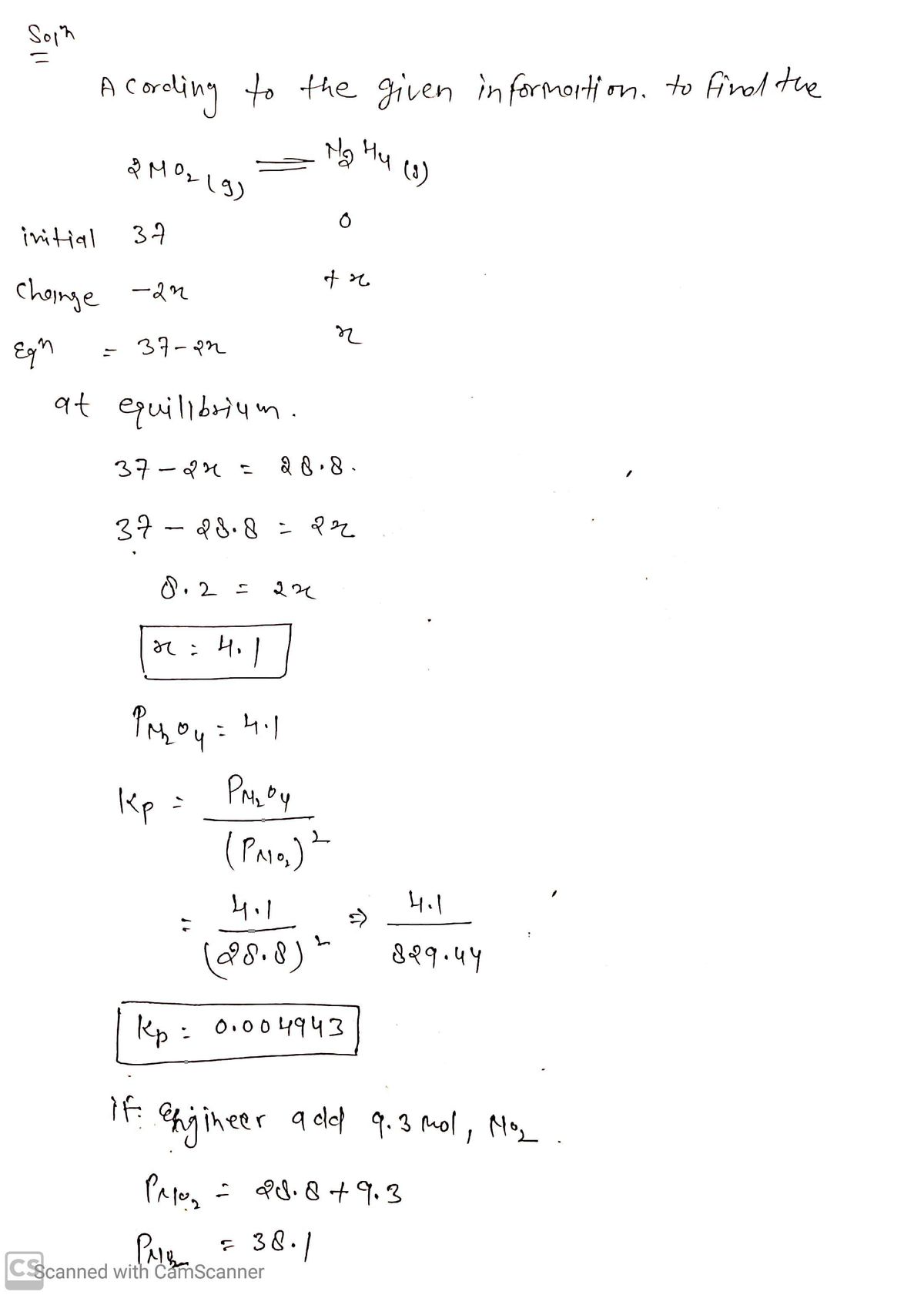 Chemistry homework question answer, step 1, image 1