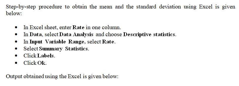 Statistics homework question answer, step 1, image 1