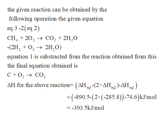 Answered C s O2 g CO2 g CH4 g C s bartleby