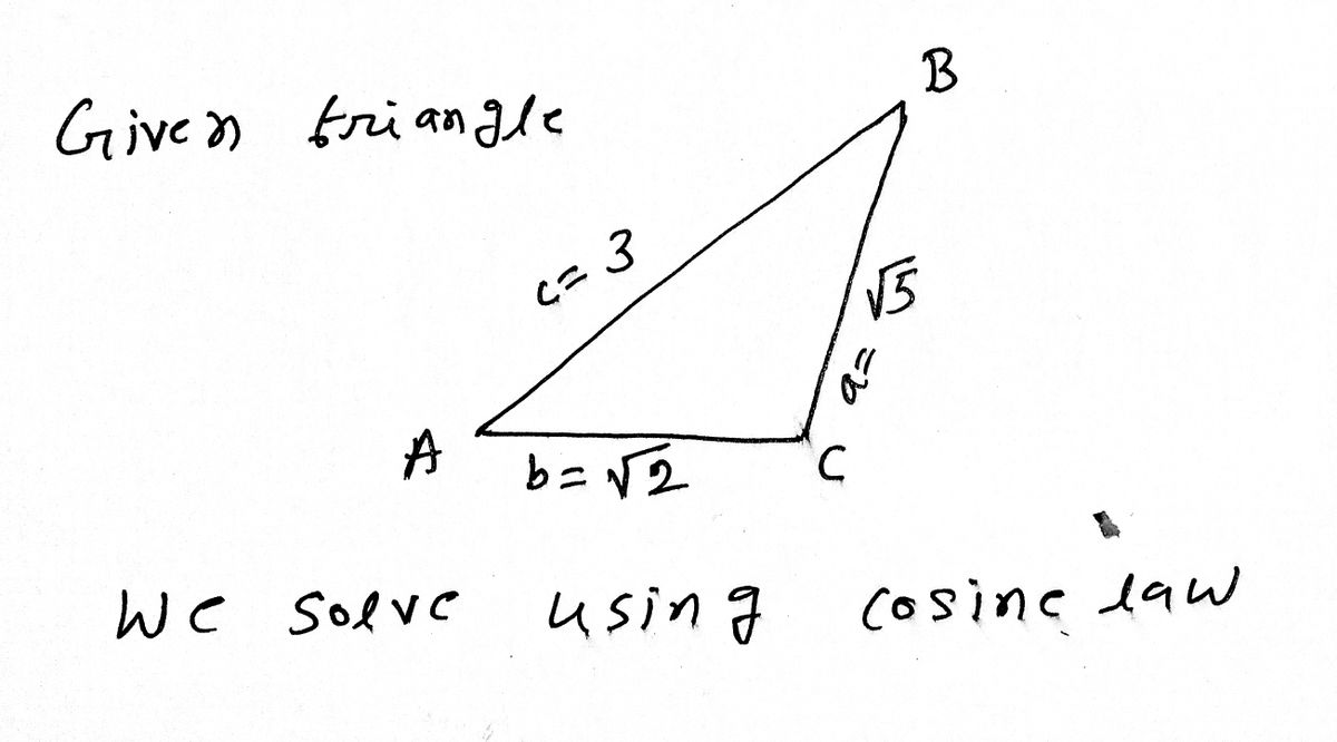 Trigonometry homework question answer, step 1, image 1