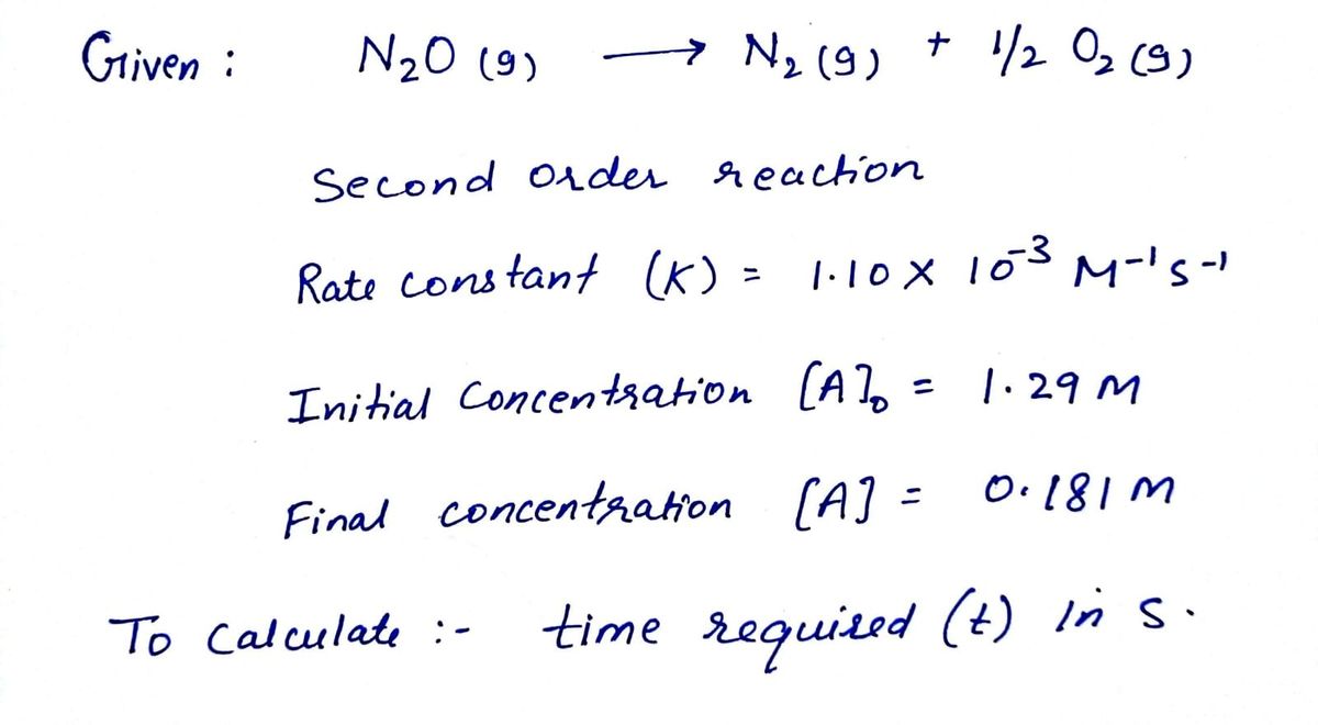 Chemistry homework question answer, step 1, image 1