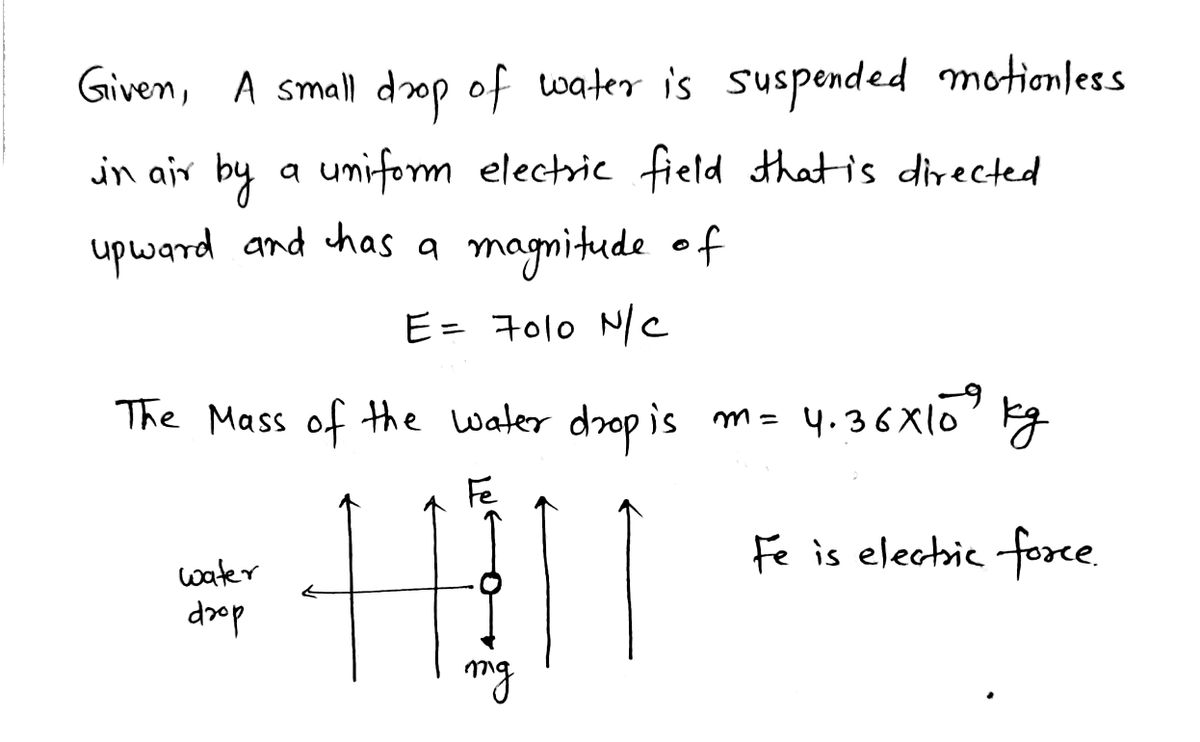 Physics homework question answer, step 1, image 1