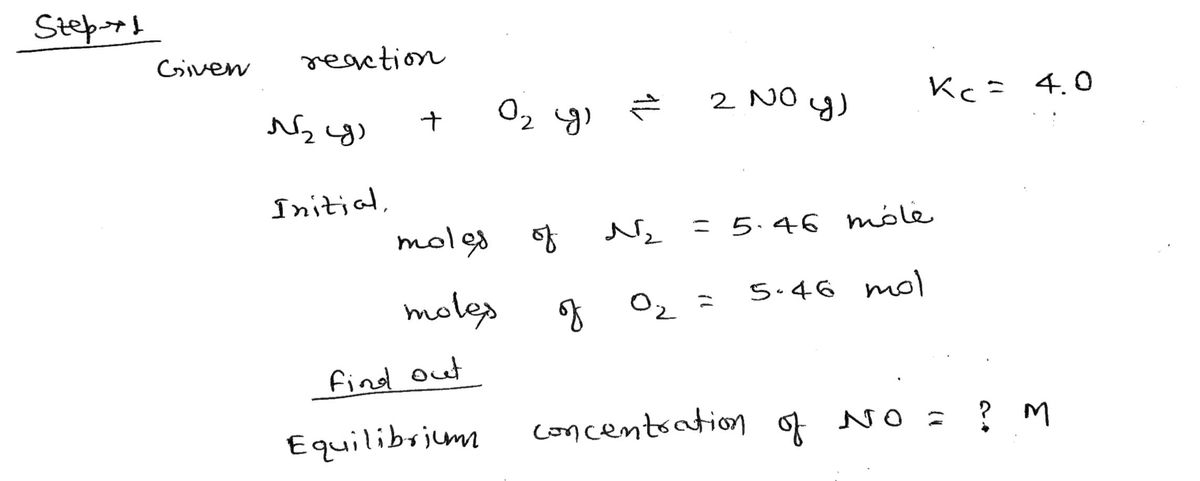 Chemistry homework question answer, step 1, image 1