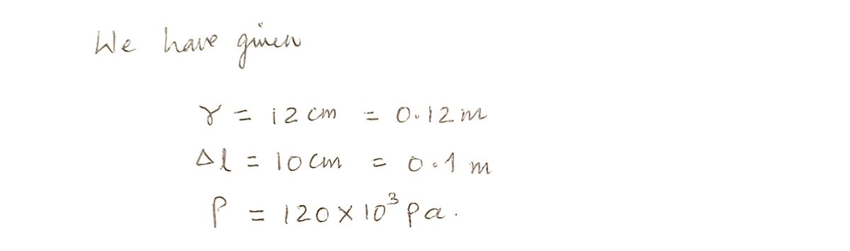 Physics homework question answer, step 1, image 1