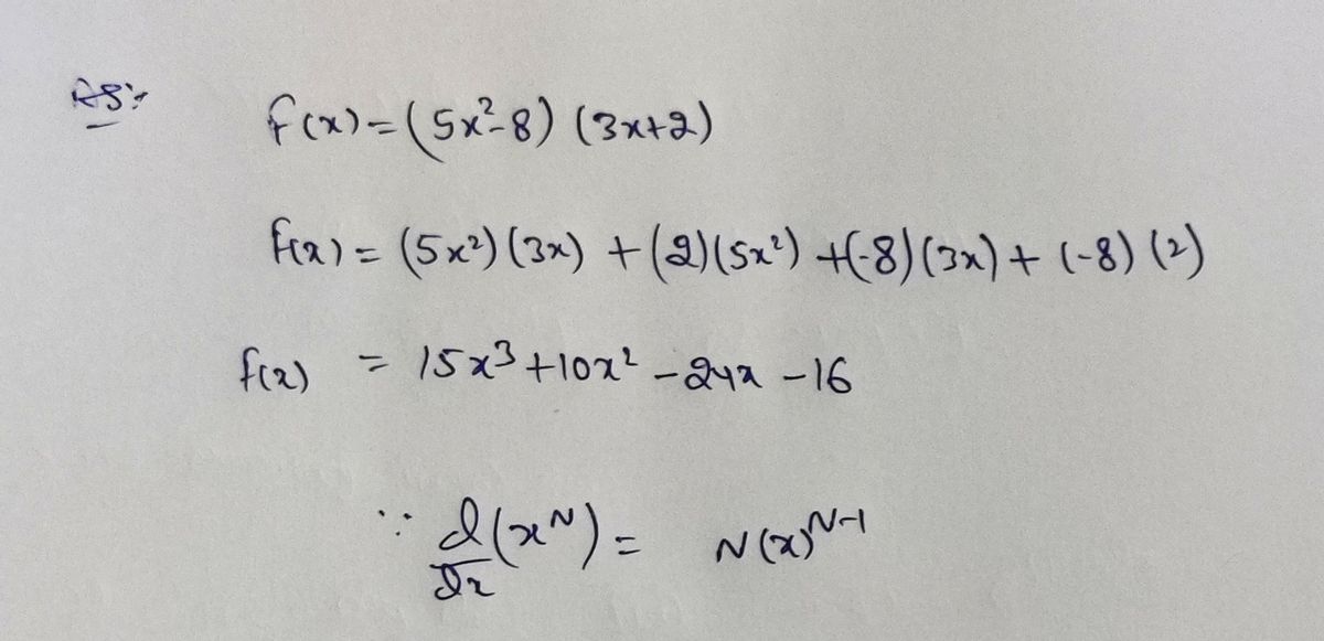 Calculus homework question answer, step 1, image 1