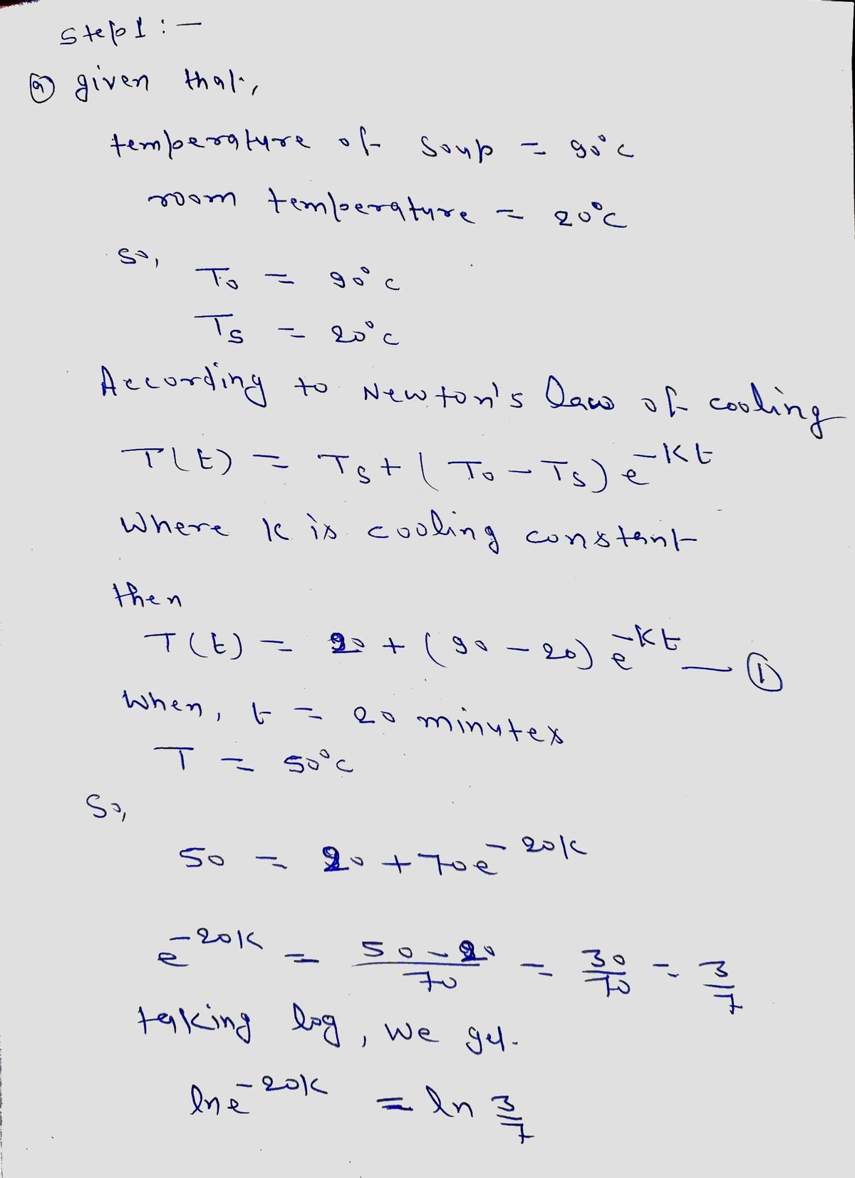 Advanced Math homework question answer, step 1, image 1