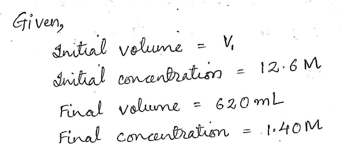 Chemistry homework question answer, step 1, image 1