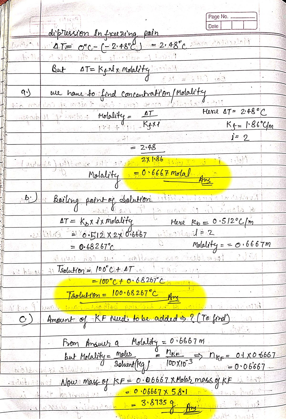 Chemistry homework question answer, step 1, image 1