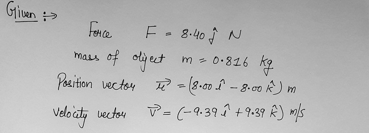 Physics homework question answer, step 1, image 1