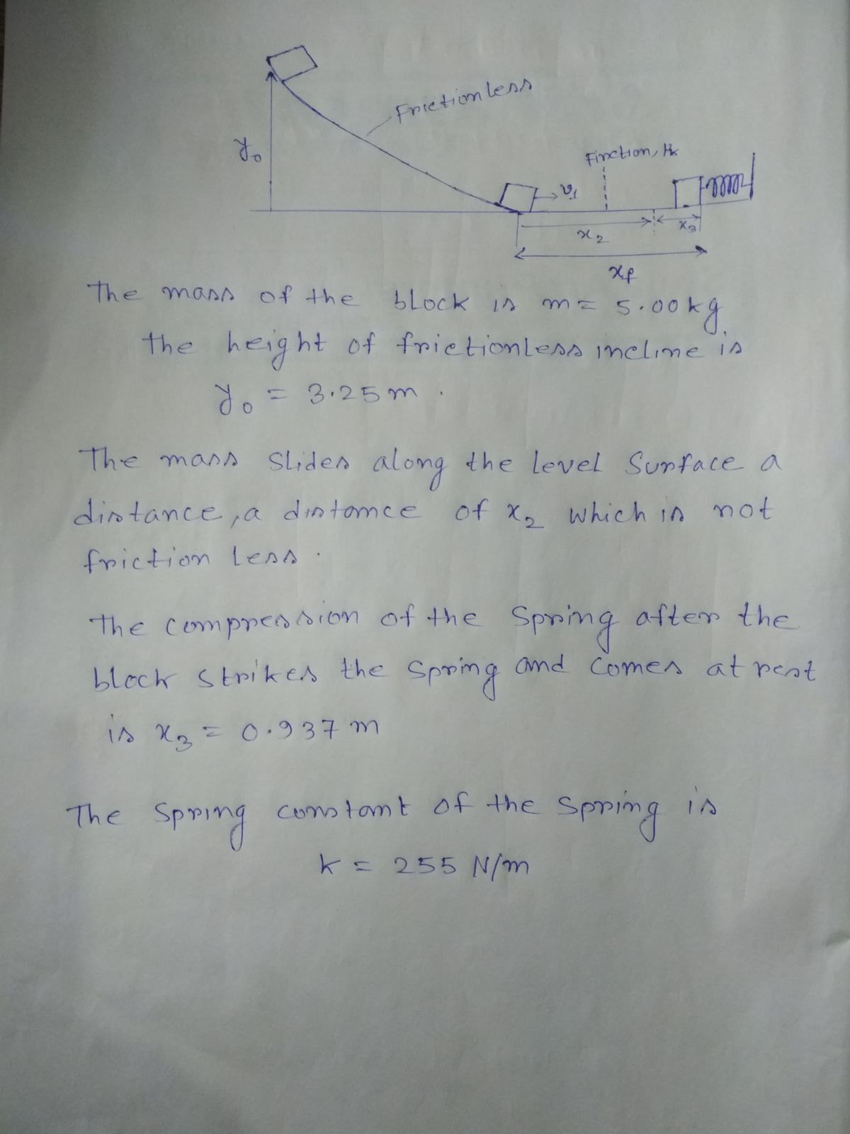 Physics homework question answer, step 1, image 1