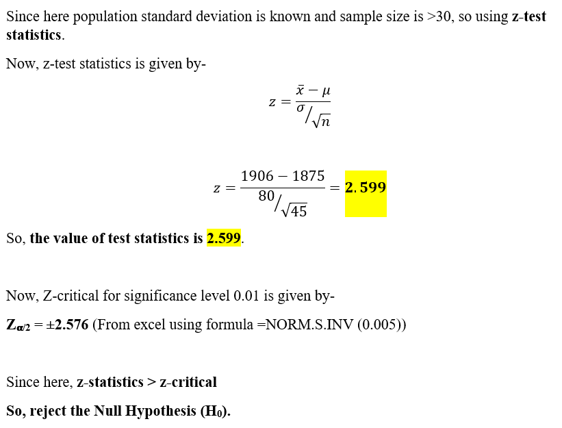 Statistics homework question answer, step 2, image 1