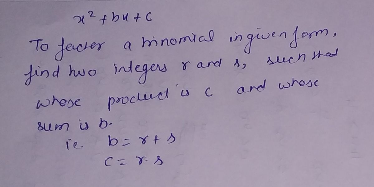 Algebra homework question answer, step 1, image 1