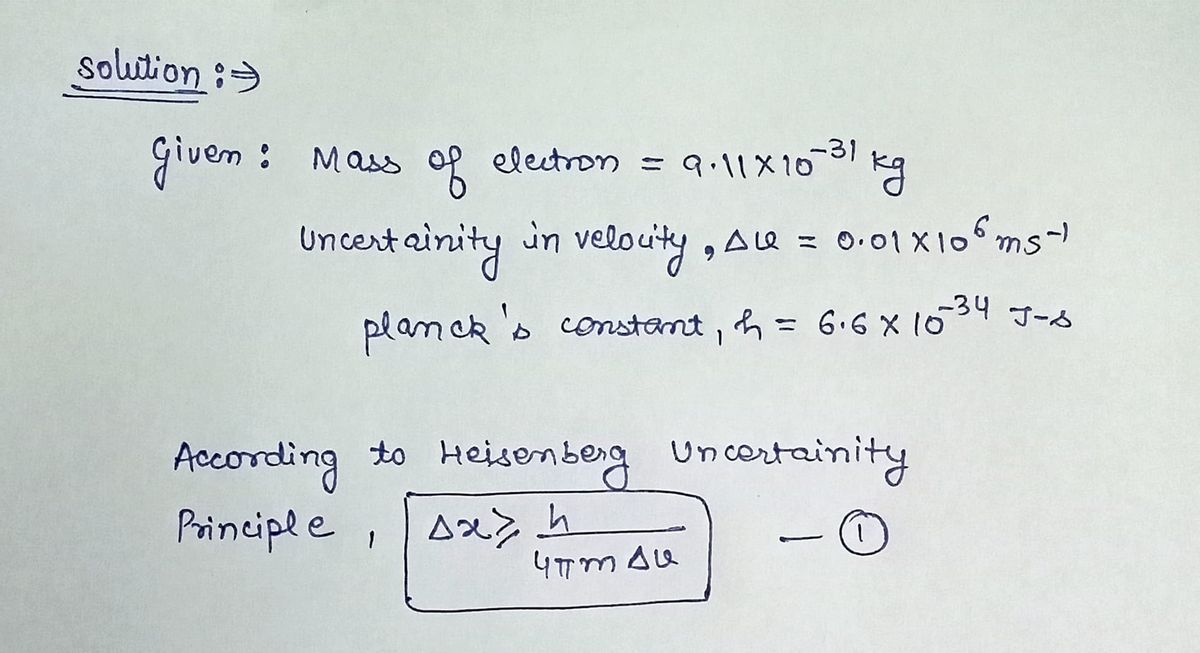 Chemistry homework question answer, step 1, image 1