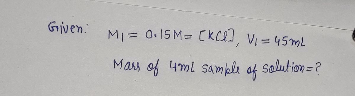 Chemistry homework question answer, step 1, image 1