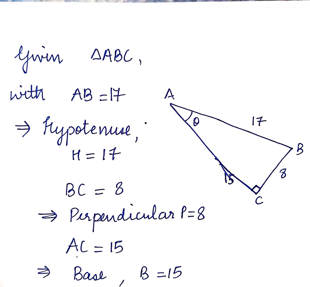 Trigonometry homework question answer, step 1, image 1