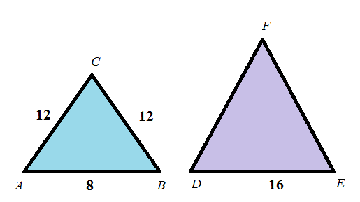 Answered Triangle ABC Triangle DEF. If AB 8 bartleby