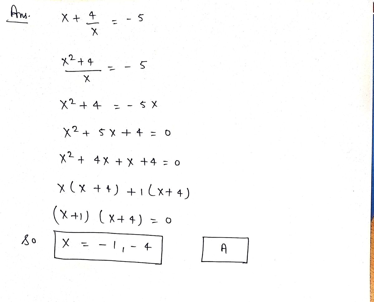 Algebra homework question answer, step 1, image 1