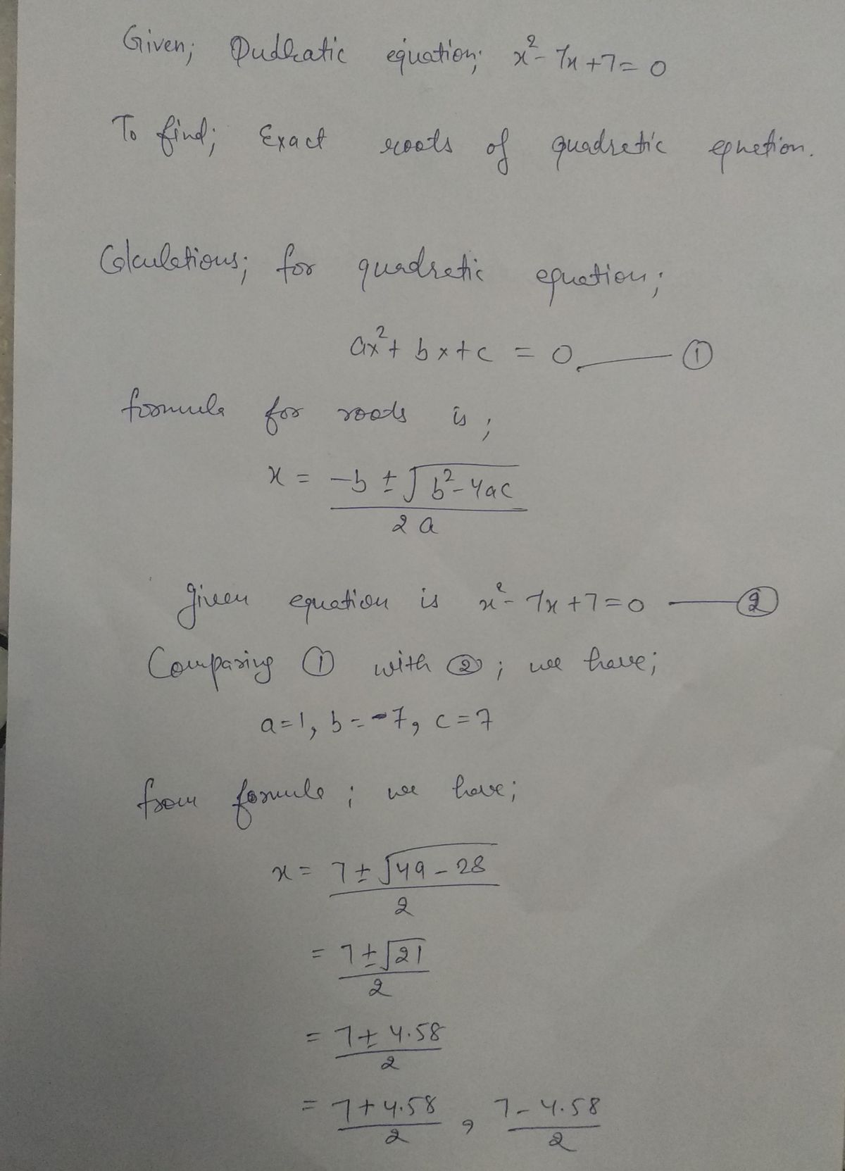 Calculus homework question answer, step 1, image 1