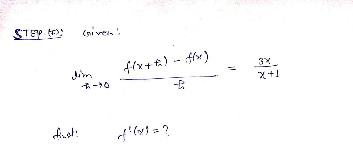 Calculus homework question answer, step 1, image 1