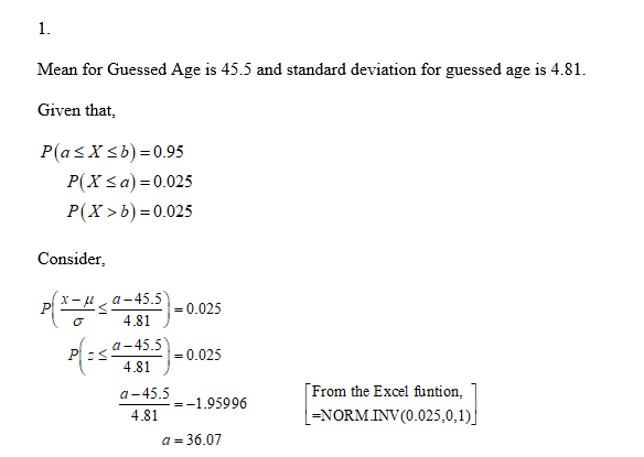 Statistics homework question answer, step 1, image 1