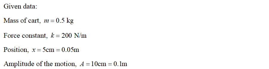 Physics homework question answer, step 1, image 1