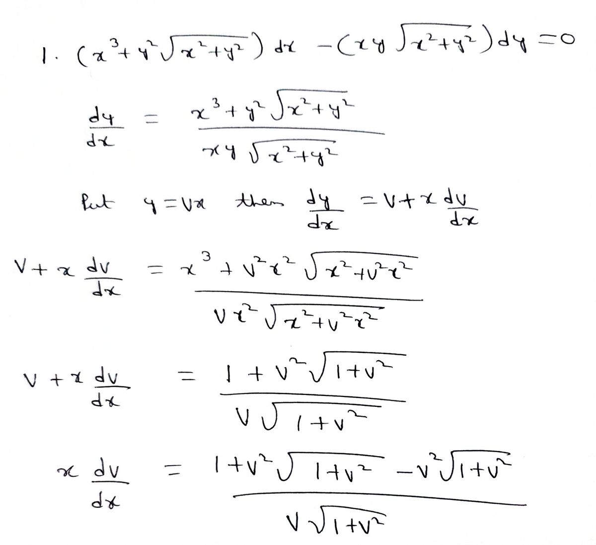 Advanced Math homework question answer, step 1, image 1