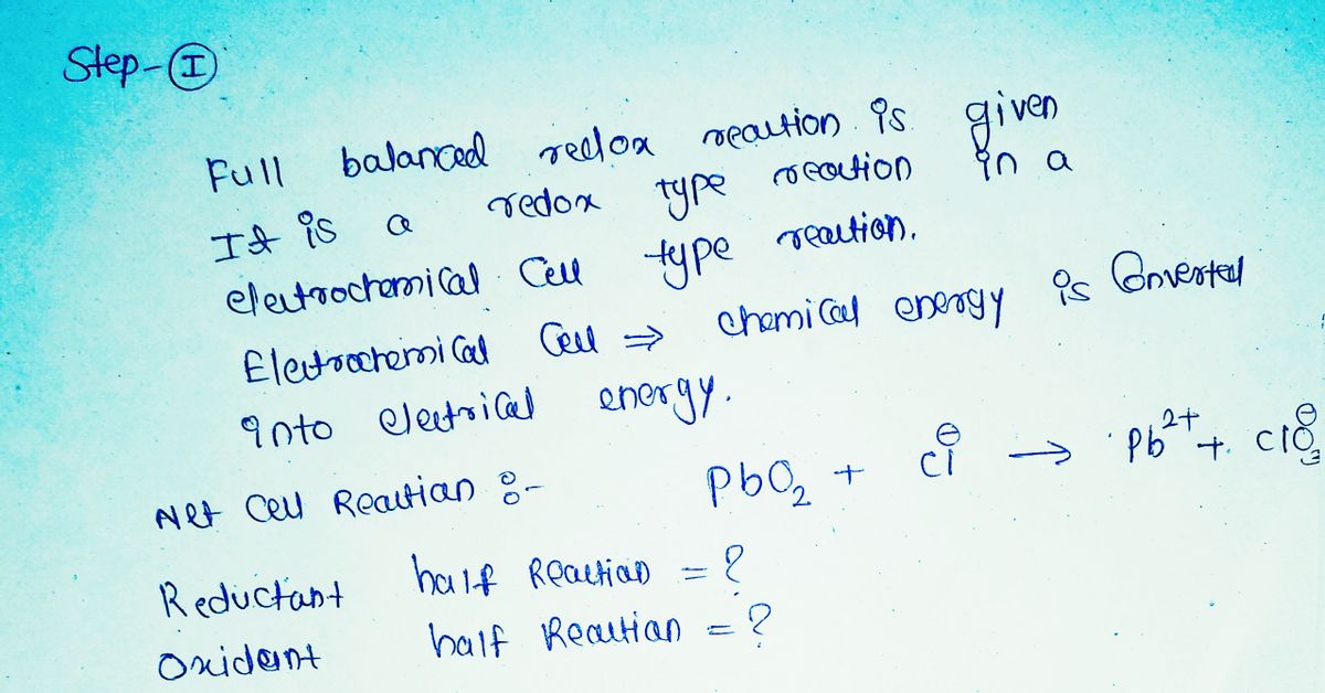 Chemistry homework question answer, step 1, image 1