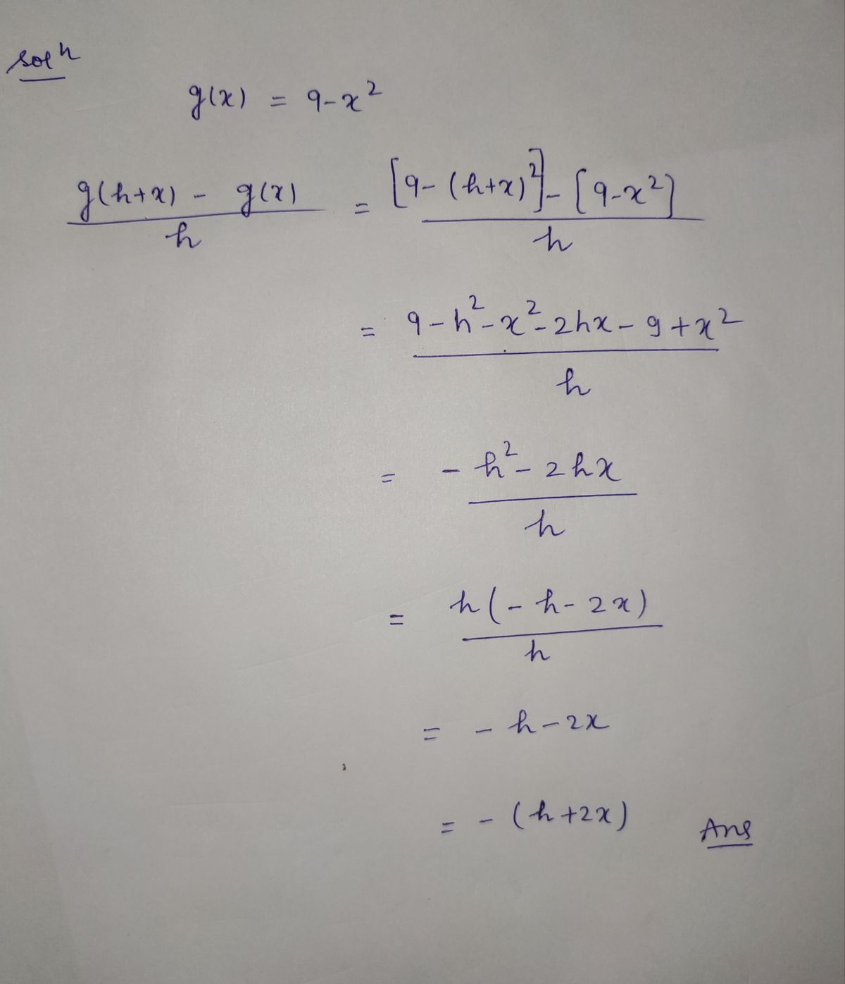 Algebra homework question answer, step 1, image 1