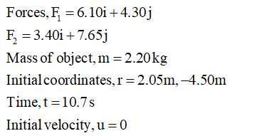 Physics homework question answer, step 1, image 1