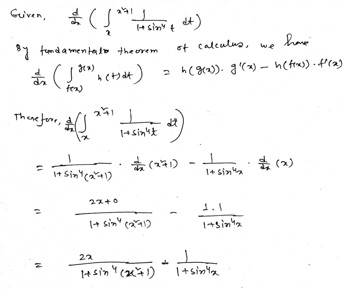 Calculus homework question answer, step 1, image 1