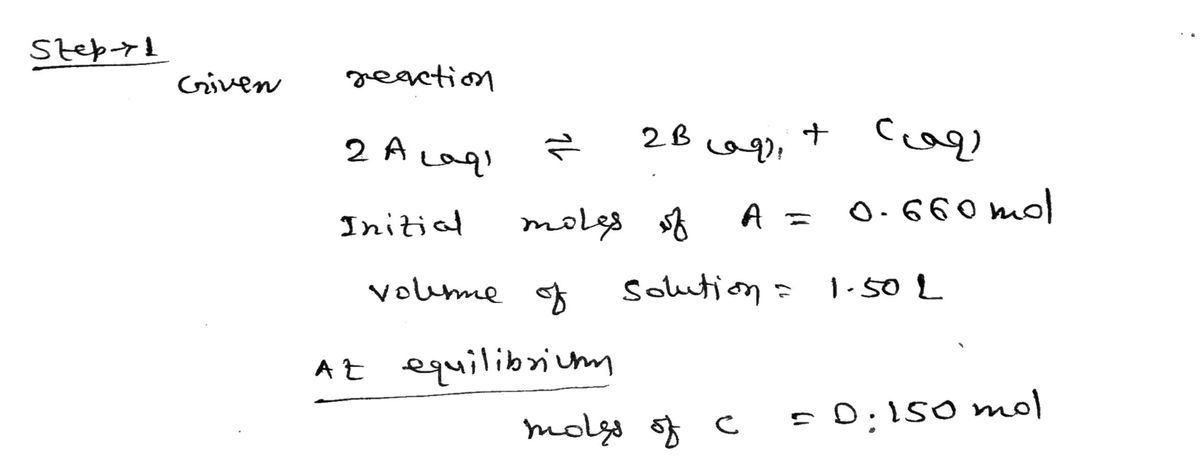 Chemistry homework question answer, step 1, image 1