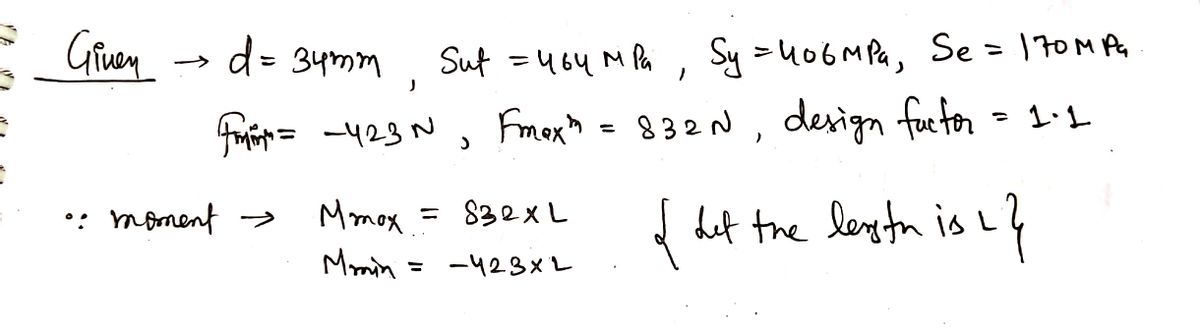 Mechanical Engineering homework question answer, step 1, image 1