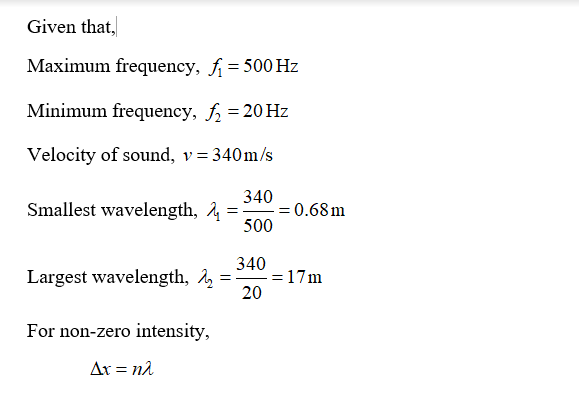 Physics homework question answer, step 1, image 1