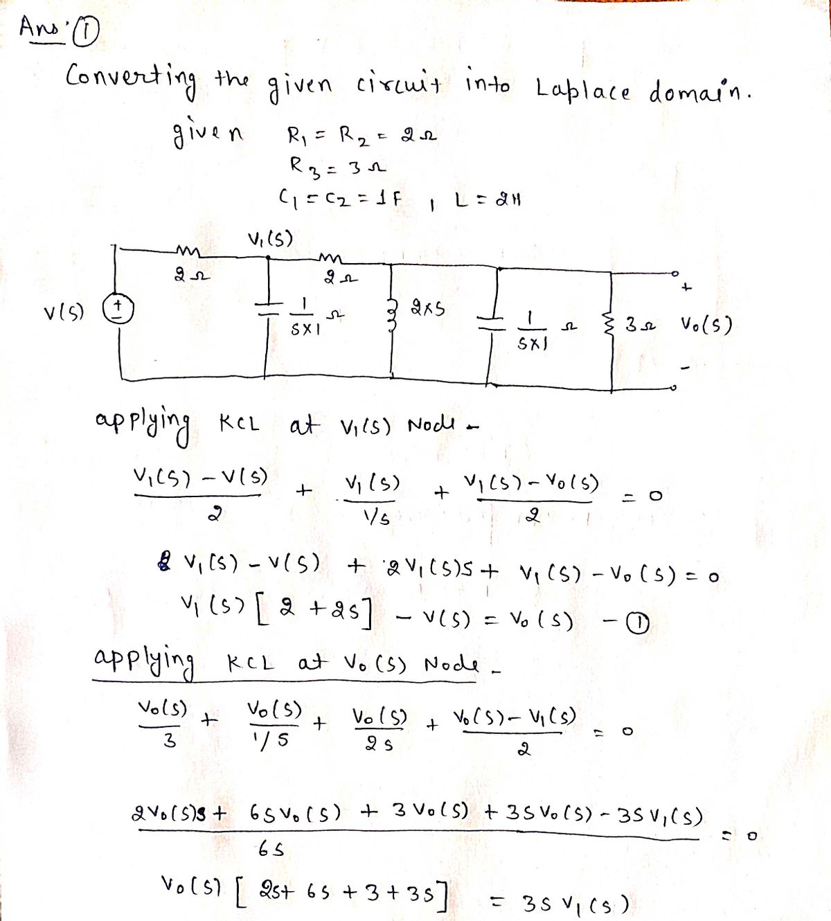 Electrical Engineering homework question answer, step 1, image 1