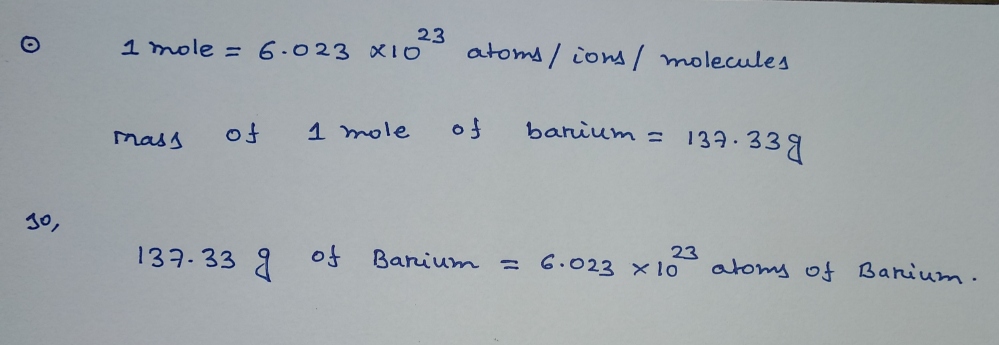 Chemistry homework question answer, step 1, image 1