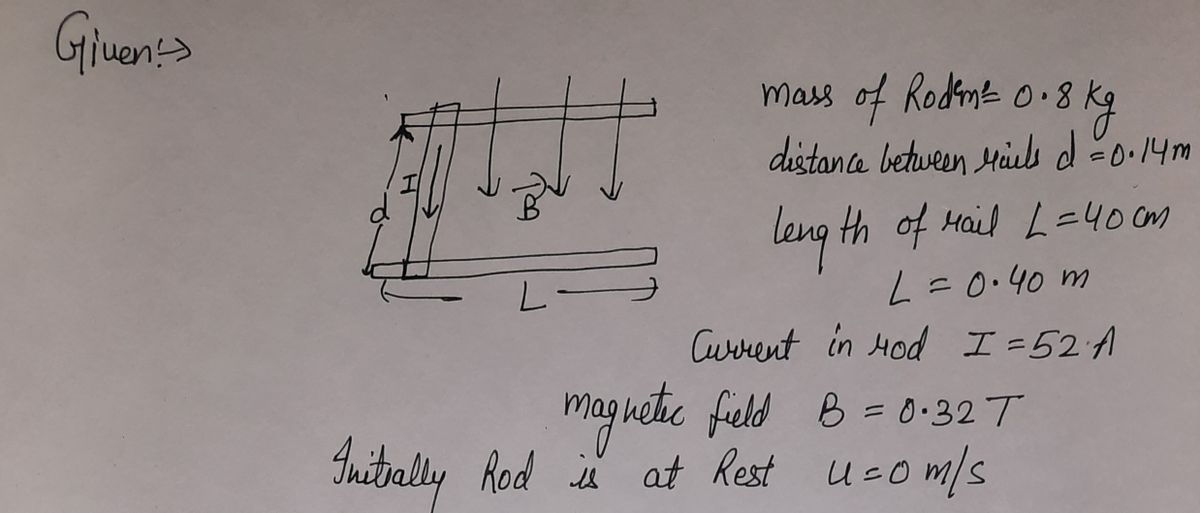 Physics homework question answer, step 1, image 1