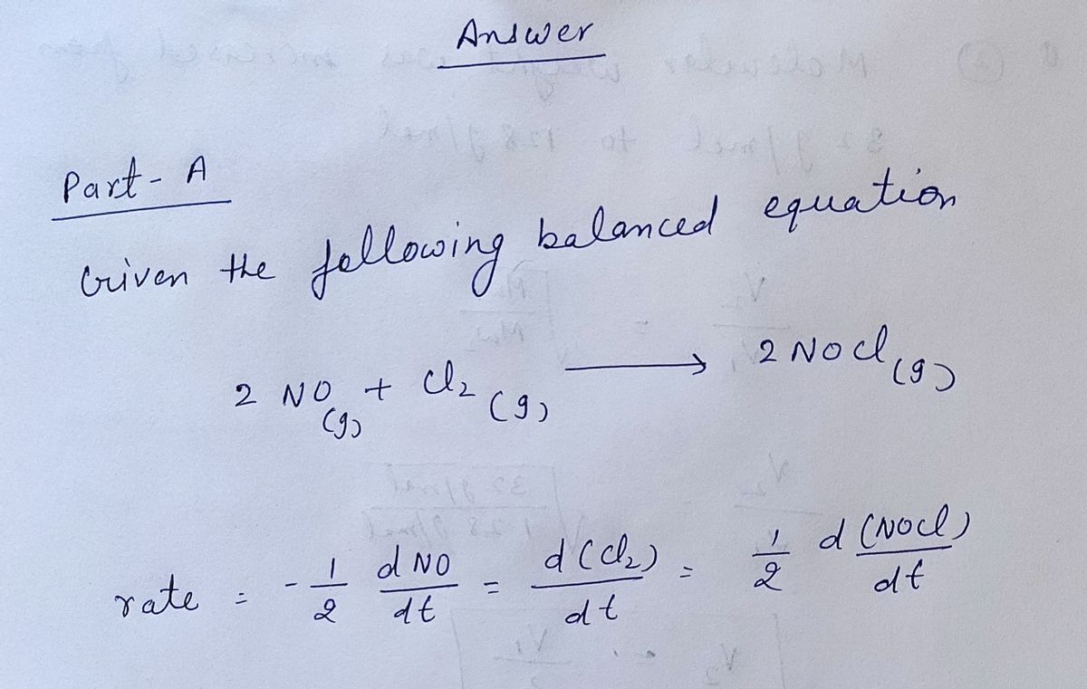 Chemistry homework question answer, step 1, image 1