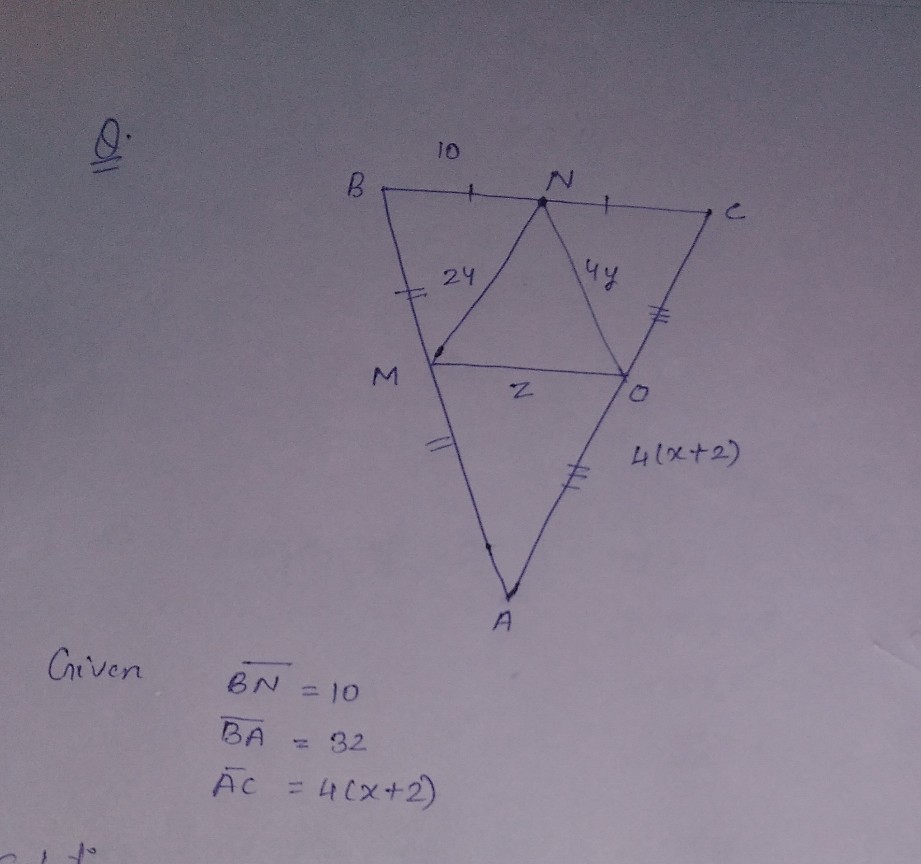 Geometry homework question answer, step 1, image 1