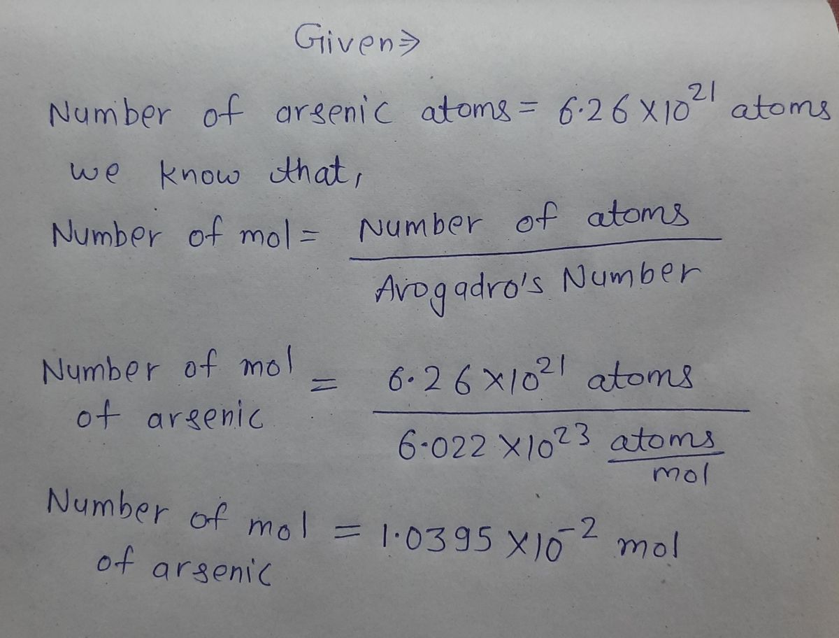 Chemistry homework question answer, step 1, image 1