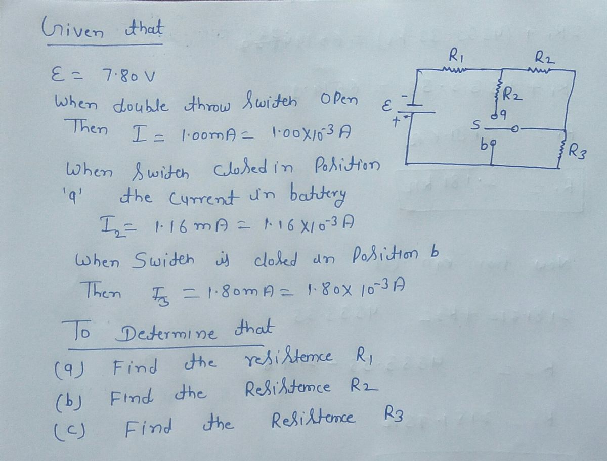 Physics homework question answer, step 1, image 1