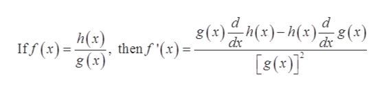 Iff(x)(x) thenfs (1)= &(x) dh(x)-h(x)8(x)
g(x)
