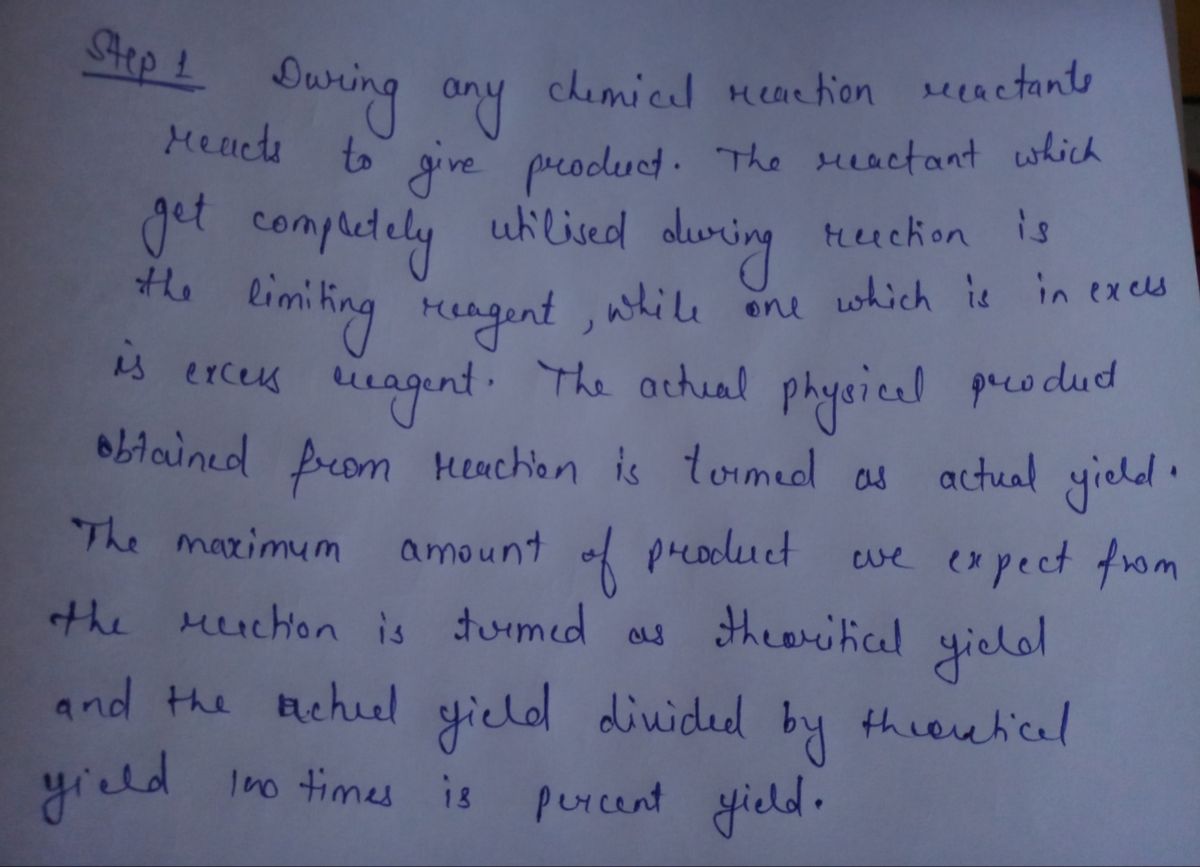 Chemistry homework question answer, step 1, image 1