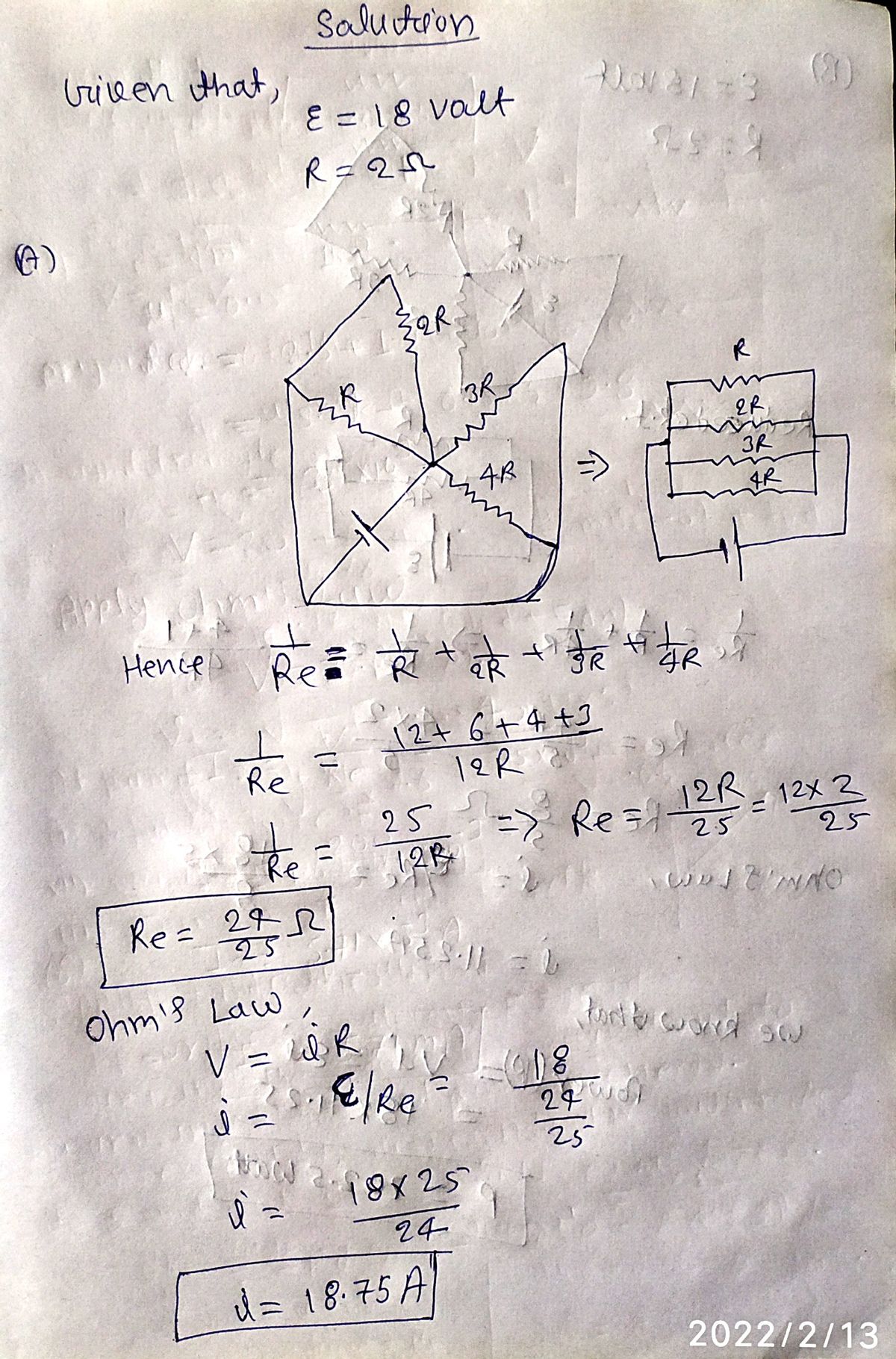 Physics homework question answer, step 1, image 1