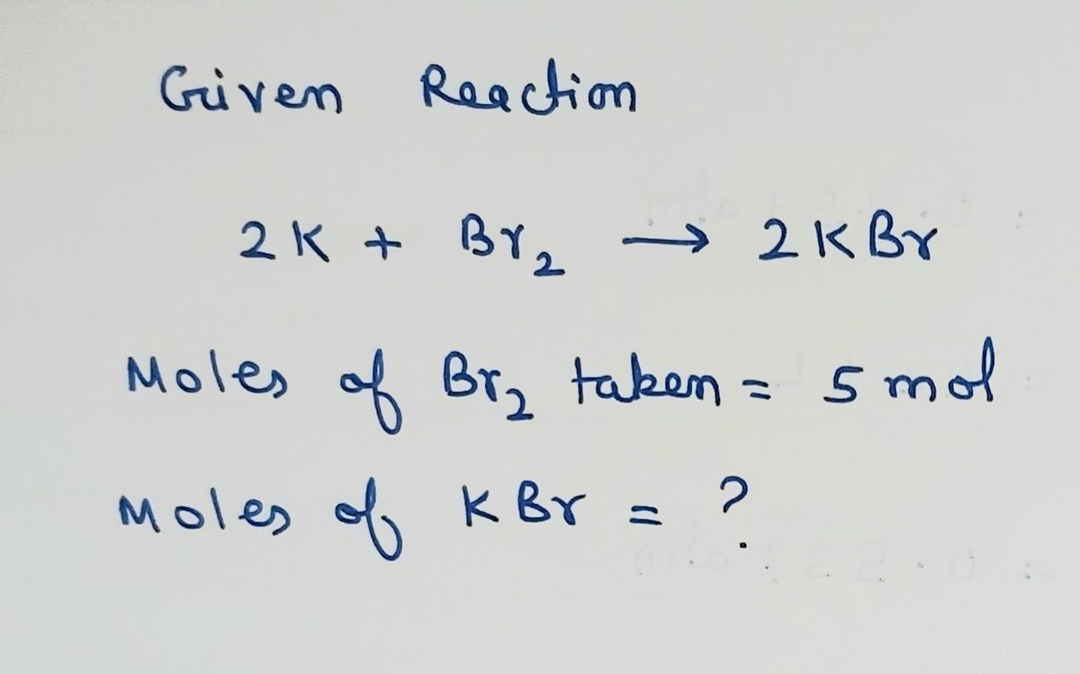 Chemistry homework question answer, step 1, image 1