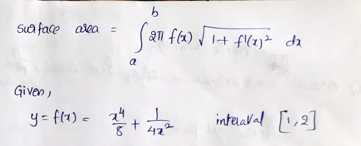 Calculus homework question answer, step 1, image 1