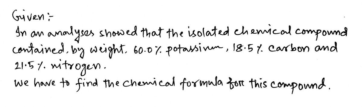 Chemistry homework question answer, step 1, image 1