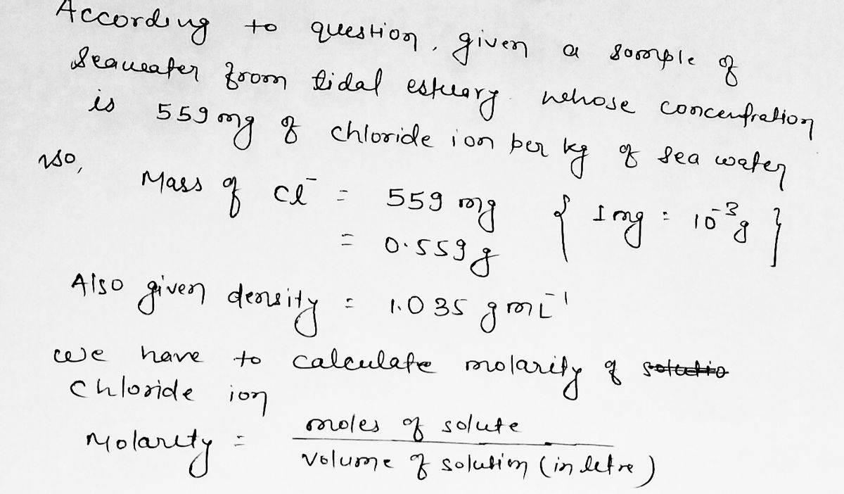 Chemistry homework question answer, step 1, image 1