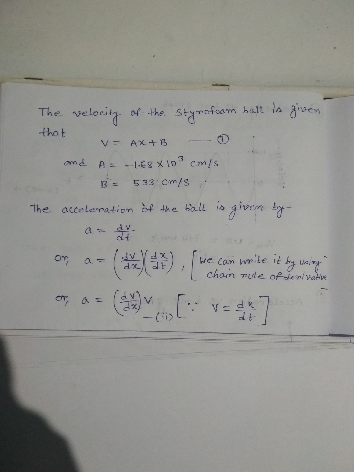 Physics homework question answer, step 1, image 1