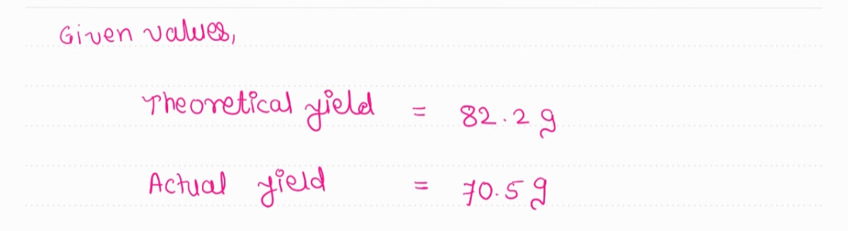 Chemistry homework question answer, step 1, image 1